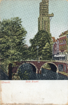 1660 Gezicht op de Oudegracht Tolsteegzijde te Utrecht met op de voorgrond de Gaardbrug; op de achtergrond de Domtoren.